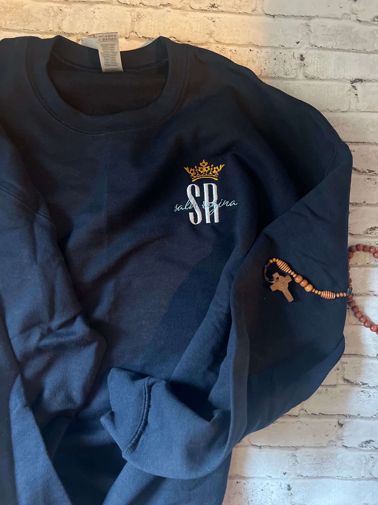 Salve Regina Catholic Sweatshirt - Catholic Gifts for Women - Christmas Gift Ideas