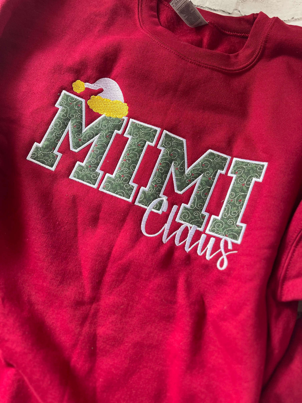 Embroidered MAMA Sweatshirt with extra text