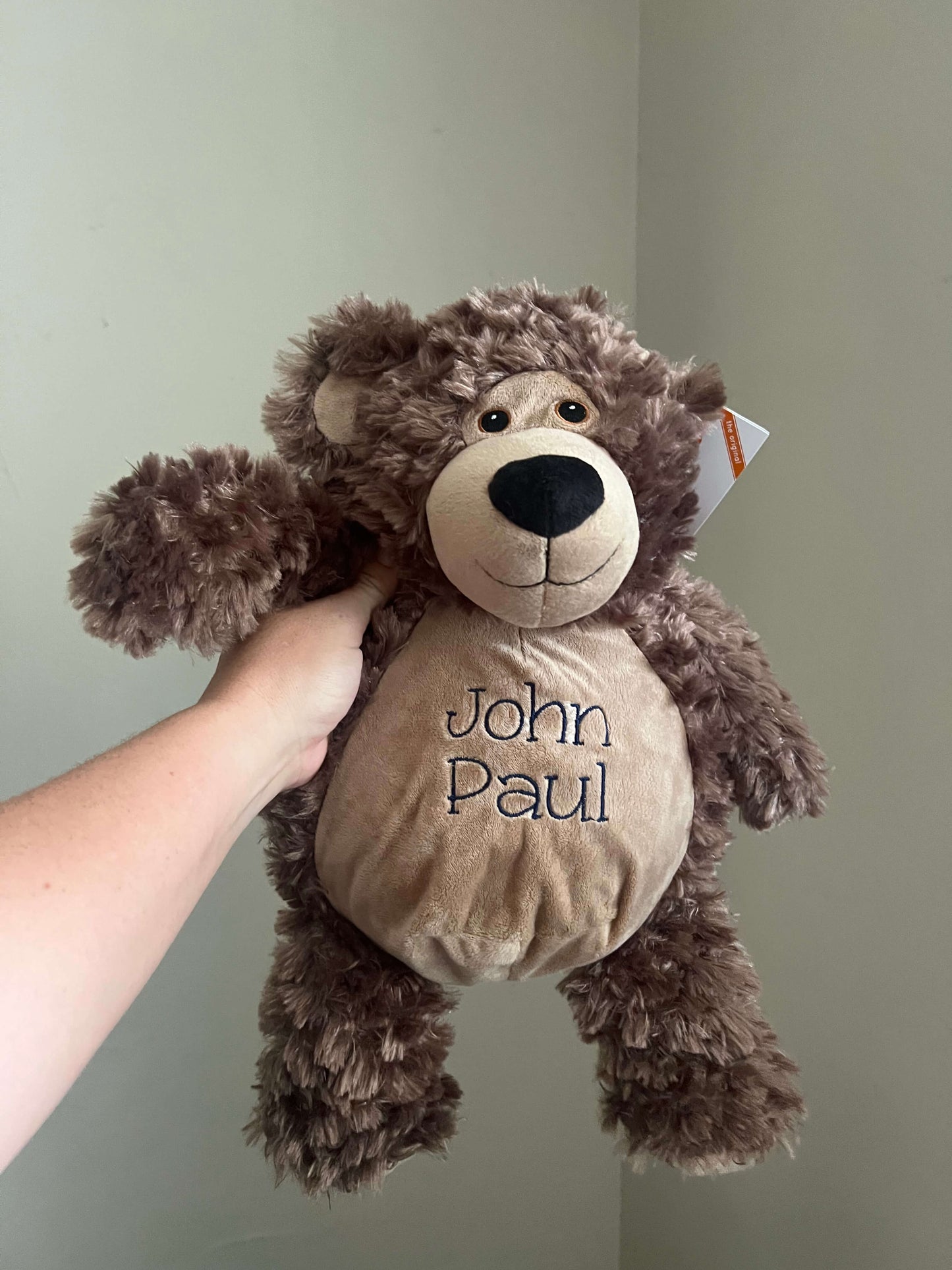 Custom Heirloom Baby Blanket and Personalized Stuffed Animal Combo