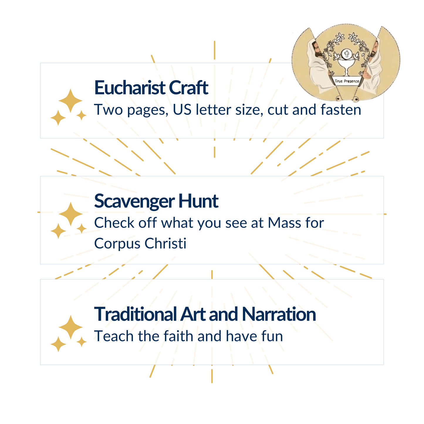 Corpus Christi Scavenger Hunt and Craft — Easy Printable Activity for Kids