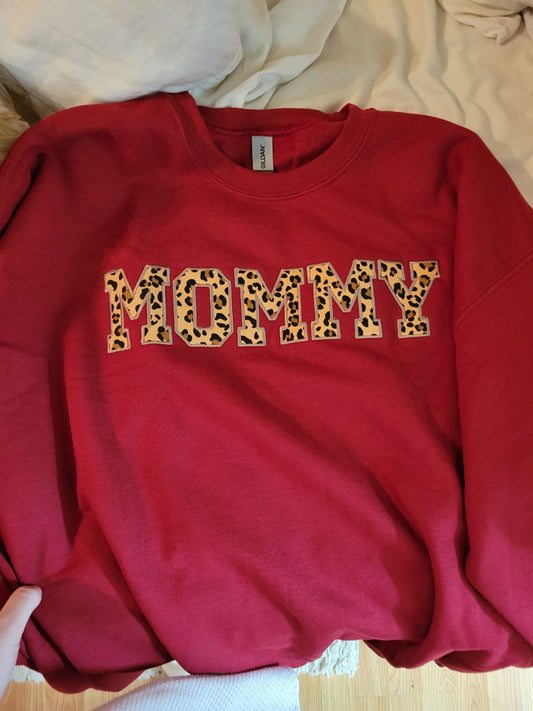 Embroidered MAMA Sweatshirt or custom text